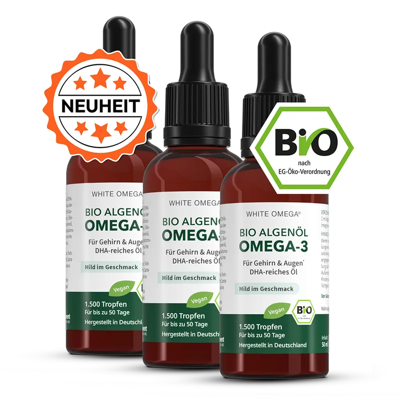 Cellavent Healthcare White Omega® Bio-Algenöl Tropfen 150 Tage – Produktbild 2 von 3