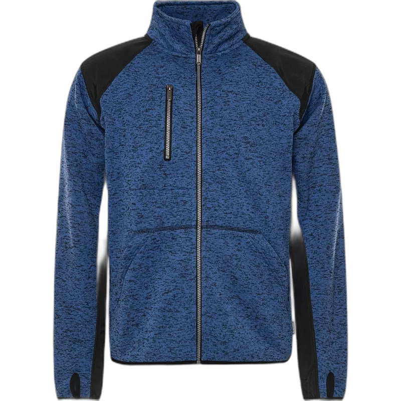 Fristads Full Zip Fleece Fristads 7451 PRKN, Bleu, – Produktbild 2 von 2