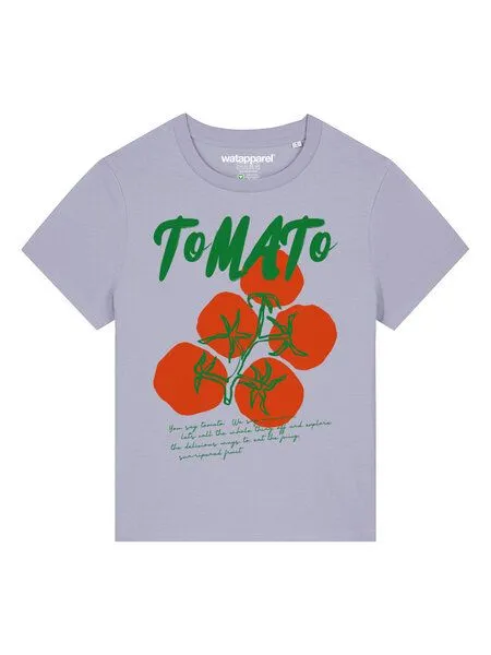 watapparel watapparel T-Shirt Frauen Tomato, Lavender, – Produktbild 2 von 4