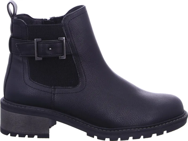 Jana Jana Chelseaboots 100% vegan, Schwarz, – Produktbild 2 von 5