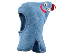 Pickapooh Pickapooh Baby und Kinder Schlupfmütze mit Zipfel Bio-Schurwolle jeans Gr. 56 – Produktbild 1 von 1