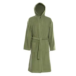 Living Crafts LIVING CRAFTS - Home Bademantel - Khaki (100% Bio-Baumwolle), Nachhaltige Mode, Bio Bekleidung – Produktbild 1 von 1
