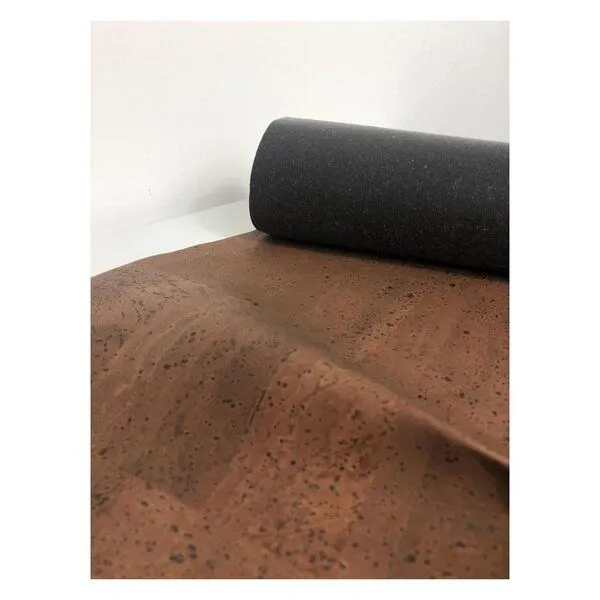 Kork-Deko Kork-Deko Stoff aus Kork (Muster Natur in Braun) m. Trägerstoff aus Baumwolle - 70 cm breit - 4 verschiedene Längen – Produktbild 4 von 4