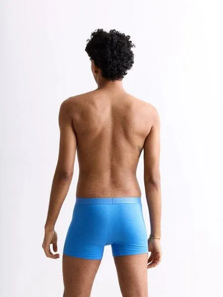 erlich textil erlich textil Light Touch Pants im 3er Pack, enge Boxershorts aus weichem Modal, made in Europe, Kobaltblau, – Produktbild 5 von 7