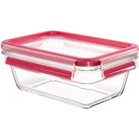 EMSA EMSA Frischhaltedose "Clip & Close" aus Glas, rechteckig, 0,85 l – Produktbild 1 von 1