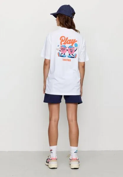 recolution Herren T-Shirt aus Bio-Baumwolle - APOSERIS PLAY TOGETHER - recolution, White (weiß), – Produktbild 2 von 4