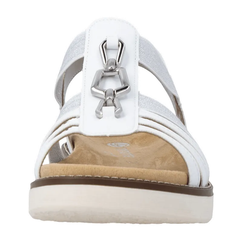Remonte Remonte Komfort Sandalette für Damen, Weiß, – Produktbild 2 von 7