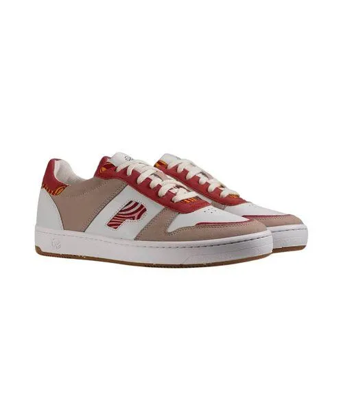 PANAFRICA PANAFRICA Kasai - Unisex Recycling Sneaker, Fraboise (rot), – Produktbild 3 von 4