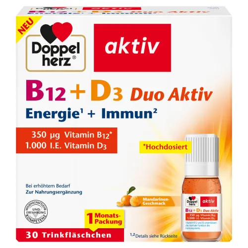 Doppelherz Doppelherz B12 + D3 Duo Aktiv (30x10ml) – Produktbild 1 von 1