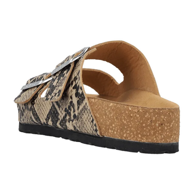 Rieker Rieker TIEFFUSSBETTPANTOLETTE für Damen, braun, Größe 43 EU, Braun, – Produktbild 4 von 7