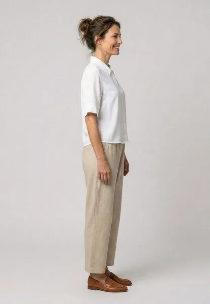 LANA Organic LANA Organic Bluse, Modell Xena, Dalmira schwarz, – Produktbild 2 von 4