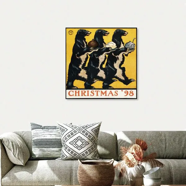 Photocircle Photocircle Poster / Leinwandbild - Vintage Weihnachten '98 von Edward Penfield – Produktbild 4 von 4
