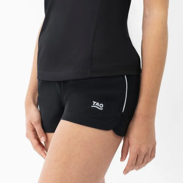 TAO Sportswear TAO Sportswear Lockere Damen Laufshort KIKE mit feststellbarer Reißverschlusstasche – Produktbild 3 von 4