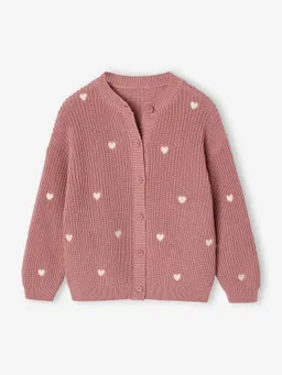 Vertbaudet Mädchen Strickjacke mit kleinen Stickereien – Produktbild 1 von 1