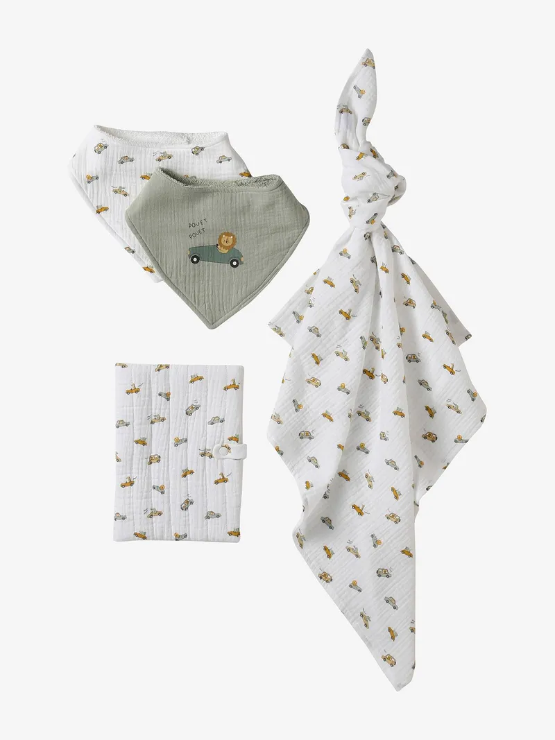 Vertbaudet Baby Geschenk-Set zur Geburt: Lätzchen, Mehrfarbig, – Produktbild 3 von 4