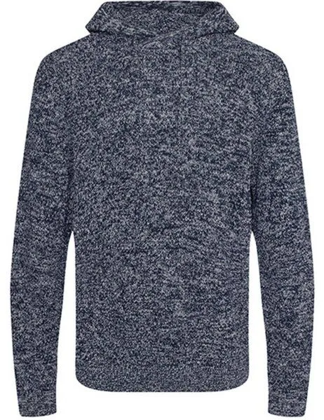 Ecologie by AWDis Ecologie by AWDis Iguazu Knitted Hoody, Navy/heather grey, – Produktbild 3 von 4