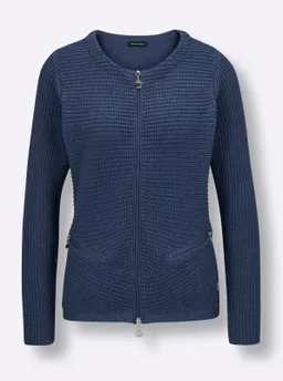Strickjacke jeansblau-meliert – Produktbild 1 von 1