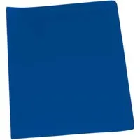 10 Sichthüllen PP DIN A4 genarbt blau, 120 µ – Produktbild 1 von 1
