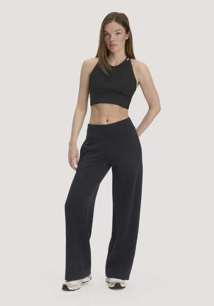 hessnatur hessnatur Hose Wide Leg ACTIVE WOOL aus Bio-Merinowolle, Schwarz, – Produktbild 1 von 3