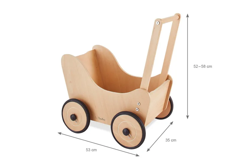 Pinolino Pinolino Puppenwagen „Sarah”, Transparent, – Produktbild 2 von 3