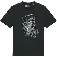 ilovemixtapes ilovemixtapes Unisex T-Shirt mit not disturbed Motiv – Nachhaltig, Fair, Vegan, Bio-Baumwolle, Schwarz, – Produktbild 1 von 1
