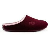 thies Veganer Slipper "thies ® PET Piping" aus weichem Filz, Bordeaux, – Produktbild 1 von 1