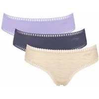 Sloggi Sloggi 3er Pack GO Crush Hipster Slip Bio-Baumwolle, Lilac - light combination, – Produktbild 1 von 1