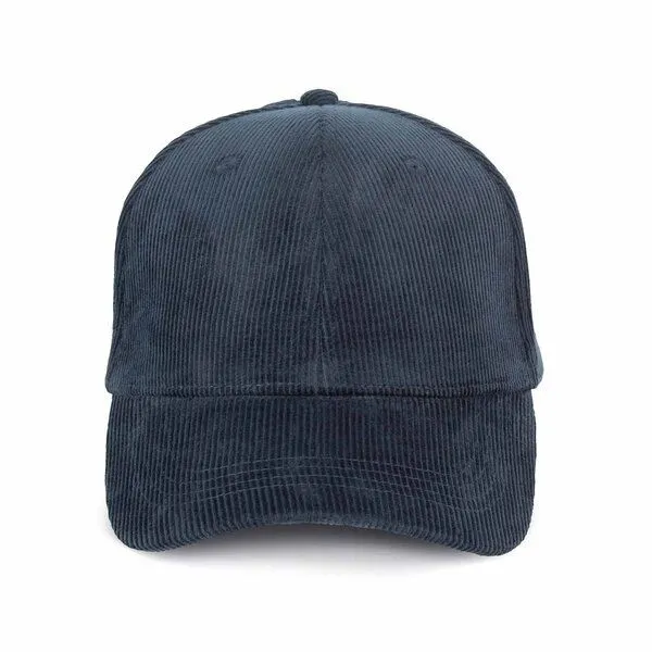 YTWOO YTWOO Kordkappe aus Bio-Baumwolle mit 6 Panels, Navy, – Produktbild 1 von 4