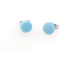 Mekhada Mekhada Tagua Ohrstecker TOPI 8 mm, Sky, – Produktbild 1 von 1