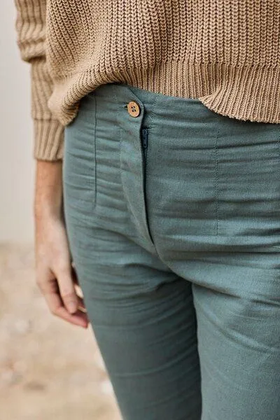 TIRALAHILACHA TIRALAHILACHA Pantalón Faren Pants, Blau, – Produktbild 4 von 4