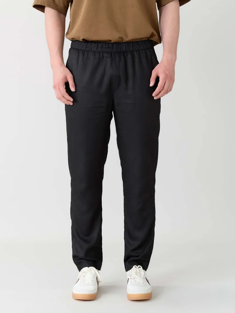 Yahmo Yahmo Herren vegan Hose Walter Schwarz, Schwarz, – Produktbild 1 von 2