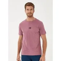 ORGANICATION ORGANICATION T-Shirt aus Bio-Baumwolle mit Text-Print – Produktbild 1 von 1