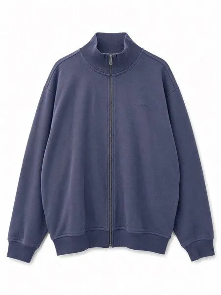 Mazine Mazine Herren Stehkragen Zipper mit aus 100% Bio-Baumwolle, Dusk (grau-lila), – Produktbild 4 von 4