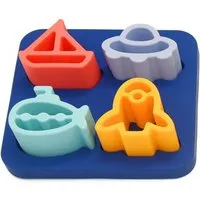 PETIKIDS PETIKIDS Silikon-Lernspielzeug – Puzzle mit Fahrzeugen – Produktbild 1 von 1