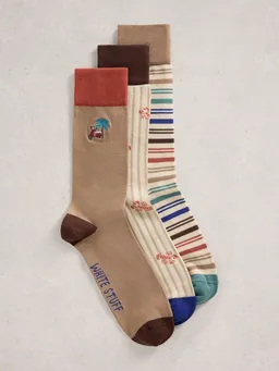 White Stuff 3er-Pack Socken Hummer - 41-43 – Produktbild 1 von 1