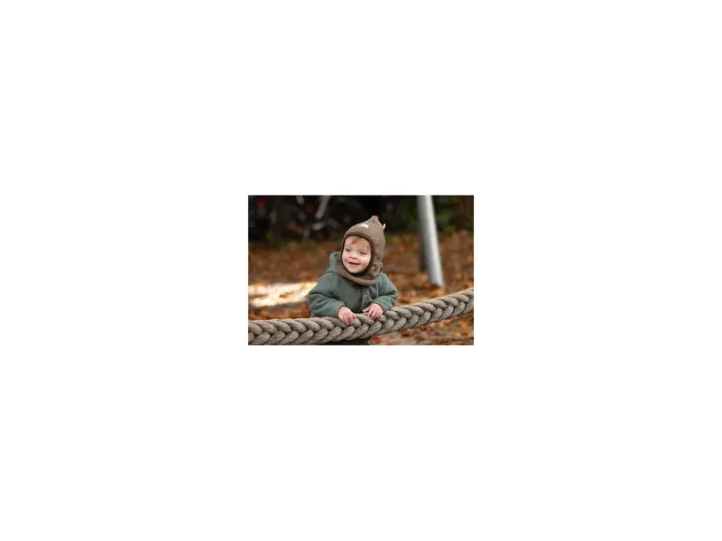 Pickapooh Pickapooh Baby und Kinder Schlupfmütze mit Zipfel Bio-Schurwolle brown Gr.54, Braun, – Produktbild 2 von 2