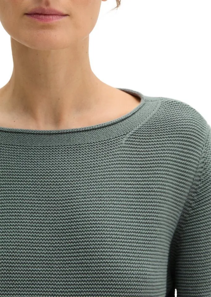 Marc O'Polo Marc O'Polo Strickpullover regular aus Organic Cotton, Grün, – Produktbild 2 von 5