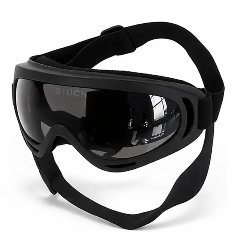 STUCH STUCH Hundebrille UV-Schutz für Hunde - Verstellbare Hunde Sonnenbrille - Brille für Windschutz & Staubschutz für Auto, Motorrad und Outdoor schwarz, Schwarz, – Produktbild 1 von 2