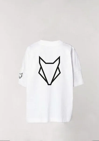 VEROIKON UNISEX Fuchs Nature Shirt VEROIKON, Weiss, – Produktbild 2 von 2