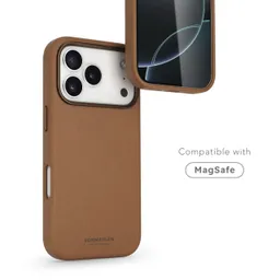 VONMÄHLEN Vonmählen Vegan Leder Case für iPhone 17 Pro Max Braun iPhone 17 Pro Max Lederimitat – Produktbild 1 von 1