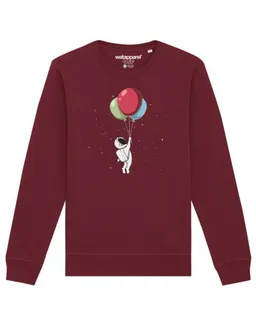 watapparel watapparel Sweatshirt Unisex Little Balloon Astronaut – Produktbild 1 von 1