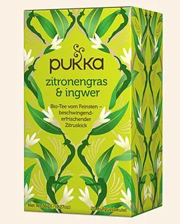 Pukka Zitronengras & Ingwer Pukka Tee Bio, 20 Teebeutel – Produktbild 1 von 1