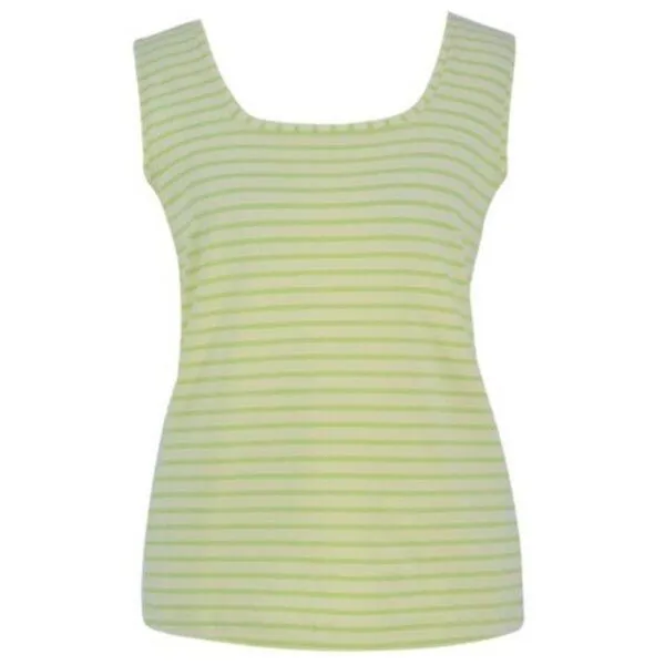 CON_STANT CON_STANT Tank-Top 95% Baumwolle (kbA), Ringel creme + mint, – Produktbild 1 von 1