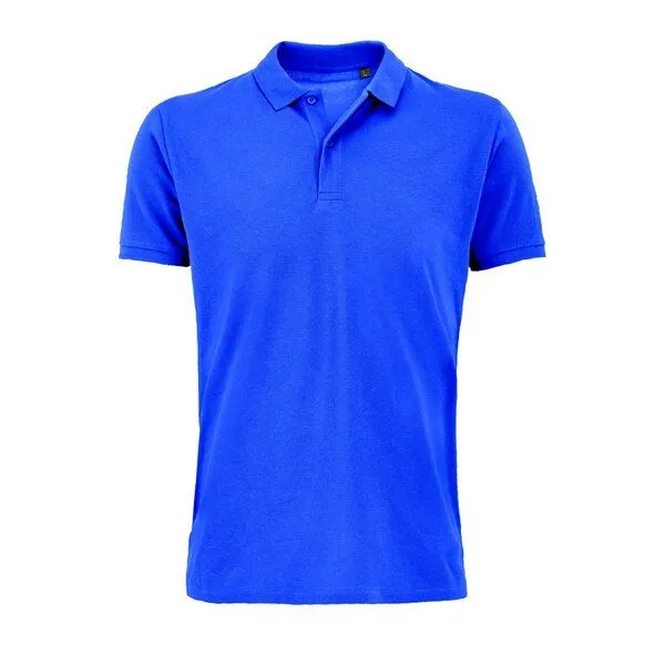 Sol's Sol's Herren Poloshirt Planet Polo Shirt Regular Bio - Baumwolle, Royal blue, – Produktbild 1 von 3
