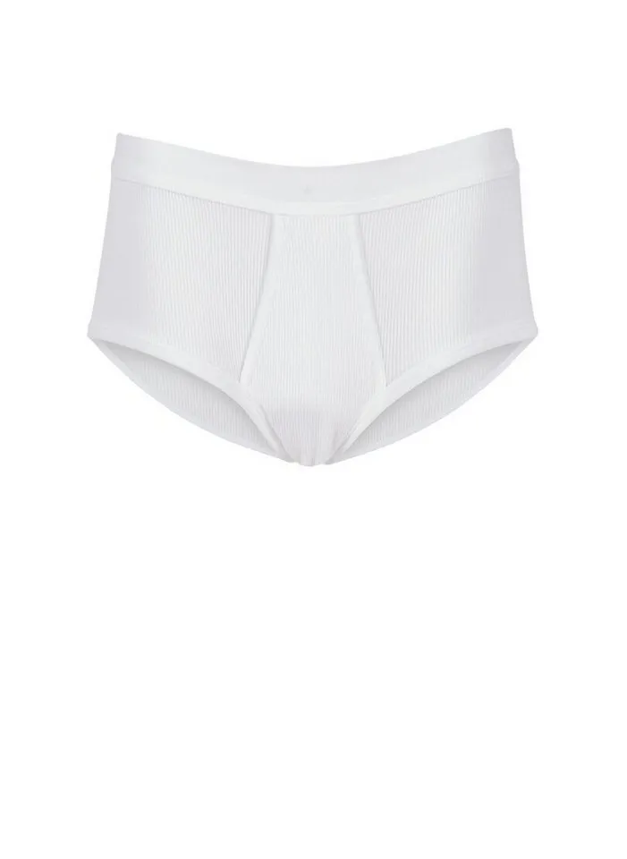 Trigema Slip TRIGEMA Slip Doppelripp im Doppelpack (2-St), Weiß, – Produktbild 2 von 4