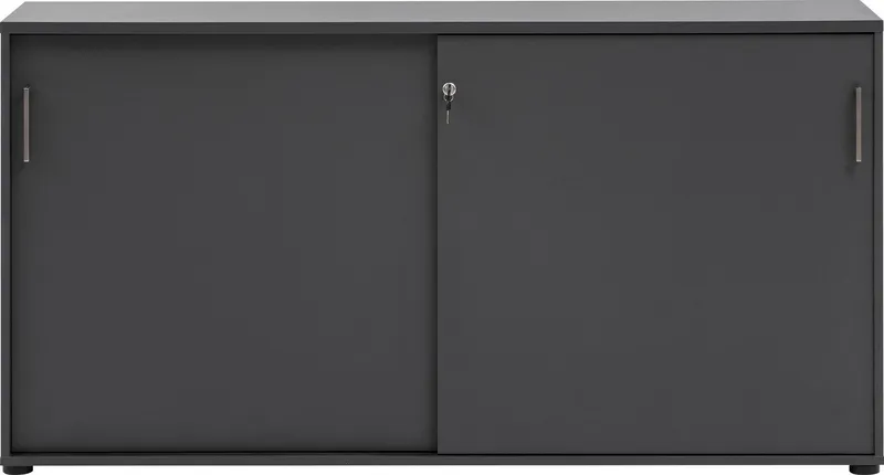 Schildmeyer Aktenschrank Serie 1500, Aktenschrank, Made in Germany, B: 160,2 cm Solide Verarbeitung - Dieses Produkt ist in Deutschland gefertigt, Schwarz, – Produktbild 3 von 5