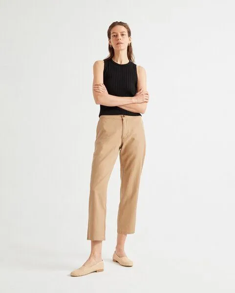 thinking mu thinking mu Hose - Hemp Daphne - aus Hanf, Bio-Baumwolle& Tencel, Camel, – Produktbild 1 von 4