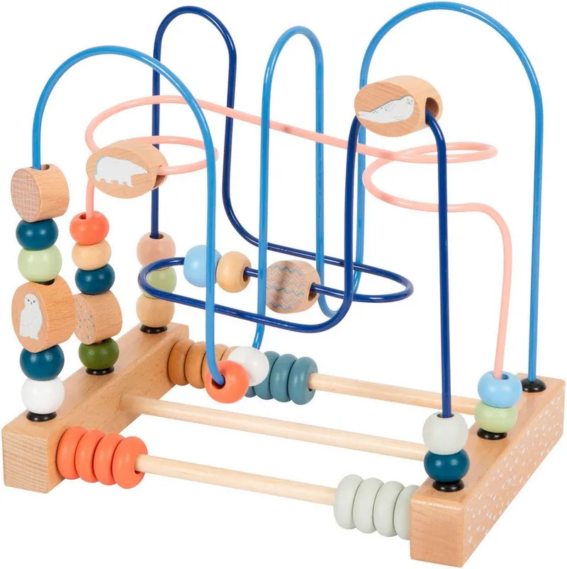 small foot small foot Motorikschleife Arctic, aus Holz, FSC® - schützt Wald, Bunt, – Produktbild 2 von 5
