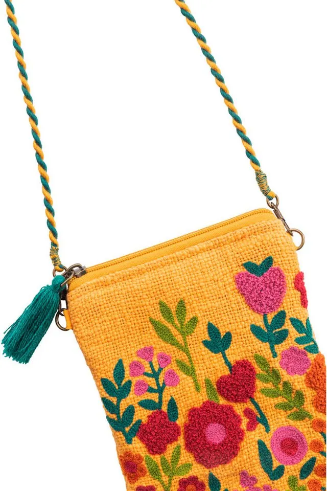 Tranquillo Tranquillo Umhängetasche FLOWERS, Orange, – Produktbild 6 von 8