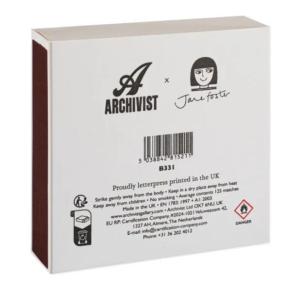 Archivist Archivist Dog Matchbox Streichhölzer – Produktbild 3 von 3